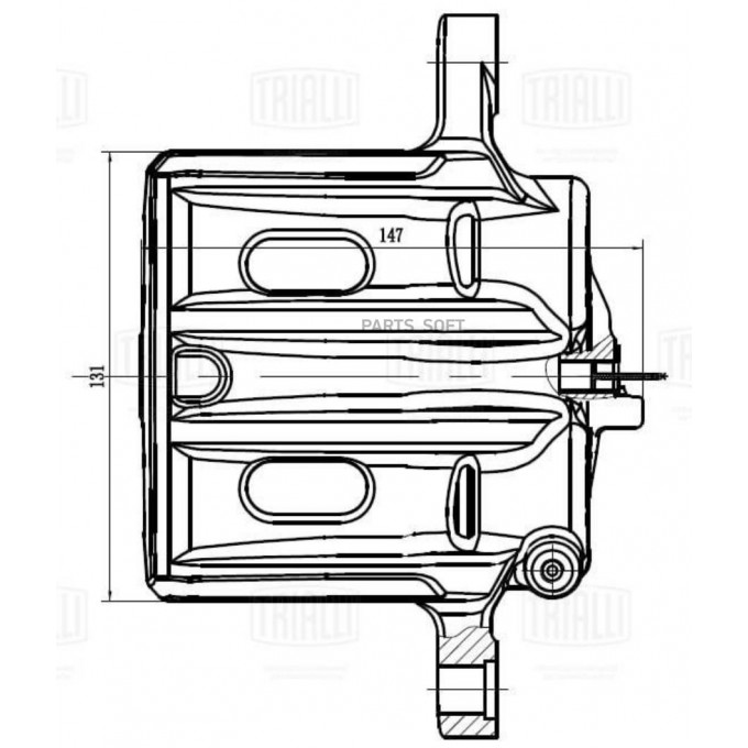 Суппорт торм. MITSUBISHI OUTLANDER II 06-III 12- перед. лев. D 43мм CF012097