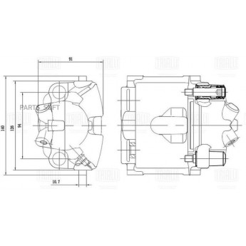 Суппорт тормозной TRIALLI CF 103559