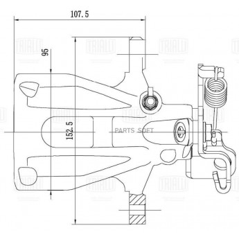 Суппорт тормозной TRIALLI CF 105067