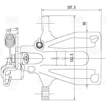 Суппорт тормозной TRIALLI CF 105068