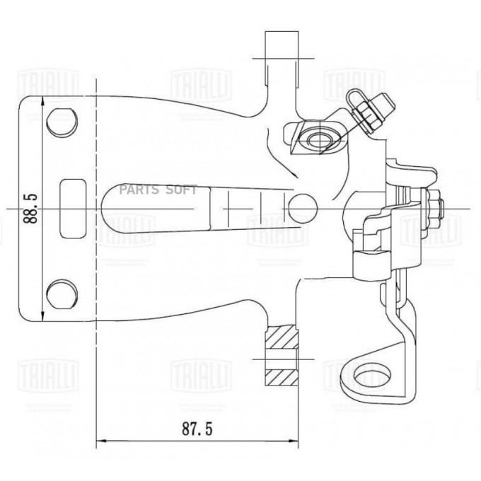 Суппорт Торм. Opel Zafira B (05-) Зад. Лев. D 41Мм CF185105