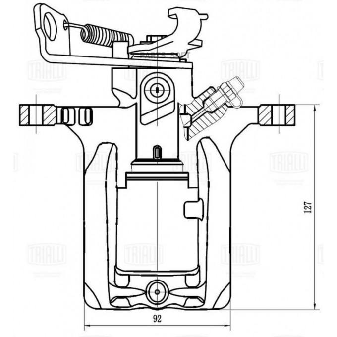 Суппорт тормозной TRIALLI CF 350137