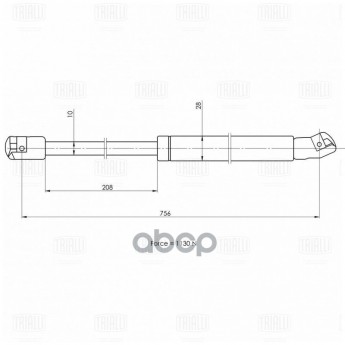 Амортизатор (Упор) Для А/М Vw Transporter Multivan (03-)/Multivan (09-) (Крышки Багажника)