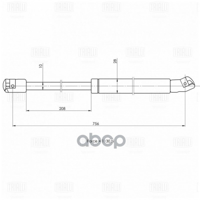 Амортизатор (Упор) Для А/М Vw Transporter Multivan (03-)/Multivan (09-) (Крышки Багажника) GS1849