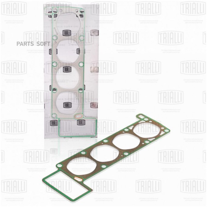 TRIALLI Прокладка ГБЦ перфометал. для ам ГАЗ (змз. 406 Евро-3 дв. работ. на сжиж. газе) (G GZ2019019