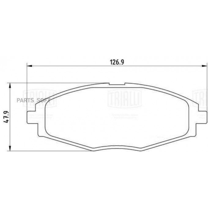 Колодки тормозные DAEWOO MATIZ 98- перед. PF051301CR