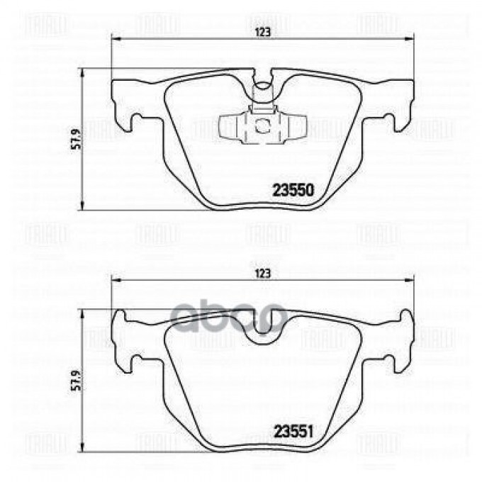 Колодки Торм. Для А/М Bmw 3 E90-93) PF4151