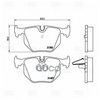 Колодки Тормозные Дисковые Задние (В Компл. С Датчиком) TRIALLI Pf 4155 TRIALLI арт. PF 41