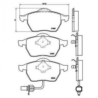 Колодки тормозные VW Sharan / Ford Galaxy  TRIALLI PF 4207