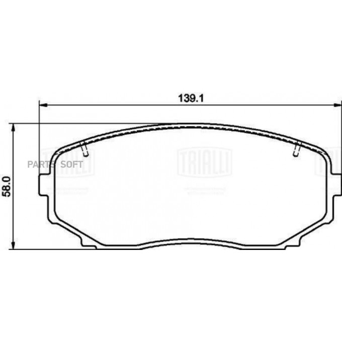 Колодки торм. для а/м Mazda CX-7 (09-)/CX-9 (07-) диск. перед. (керам. PF4260CR