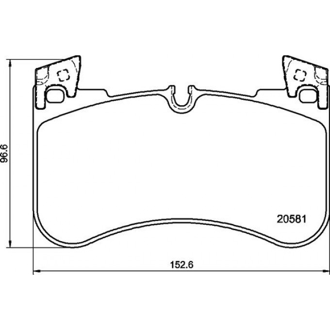 Колодки тормозные дисковые передние для Land Rover Range Rover (20-) TRIALLI PF4452